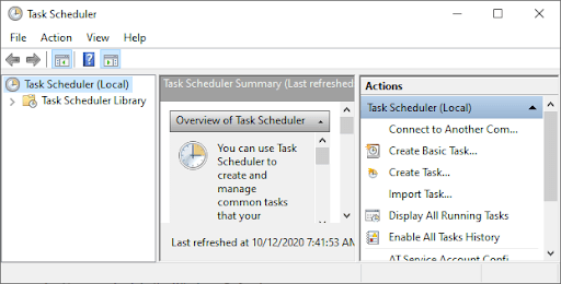 Windows opgaveplanlægning