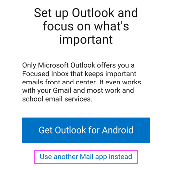Как да получа имейла си от Outlook на телефона си?