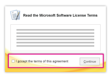 Microsoft softwarelicensvilkår windows 7