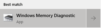 Eina de diagnòstic de memòria de Windows