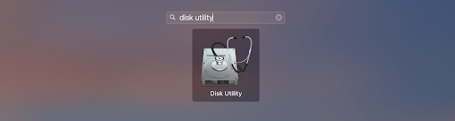 utilitat de disc Mac