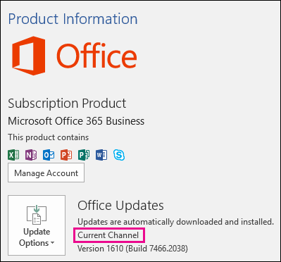 cómo actualizar Office desde la suscripción a Office 365