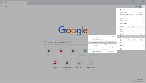   Configuració de Chrome